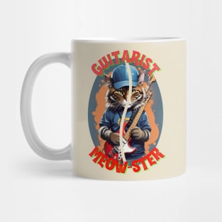 Cat Guitarist: "Guitarist Meow-ster" Mug